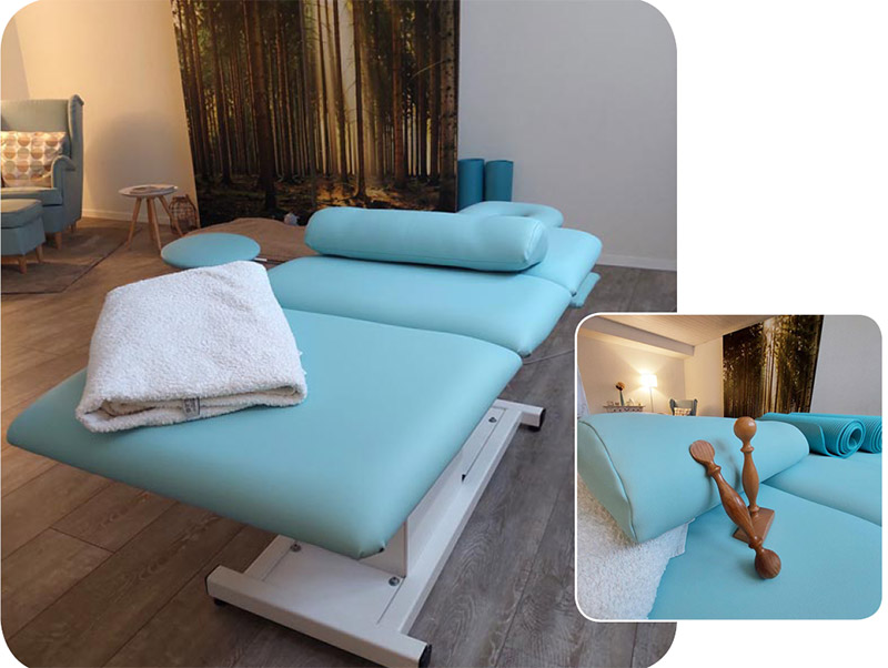 Massageliege bei Schmerzlos der Praxis für Massage in Solothurn